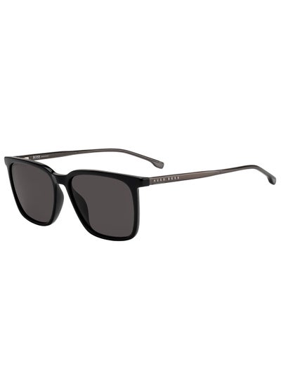 Buy Men Rectangular Sunglasses BOSS 1086/S/IT  BLACK 56 in UAE