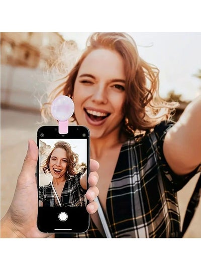 Buy Selfie Ring Light, Battery Operated LED Fill Light For Mobile Phone,Portable Clip-on Selfie Fill Light in UAE