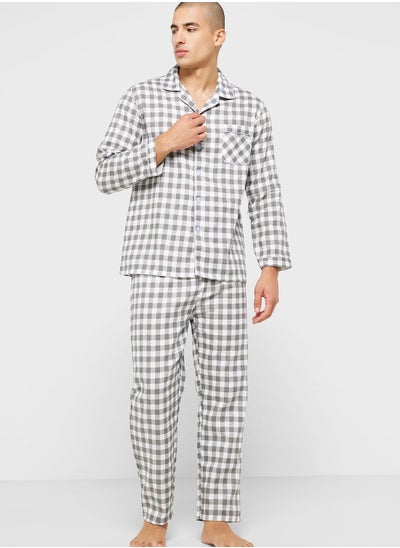 Buy Check Pyjama Set in UAE