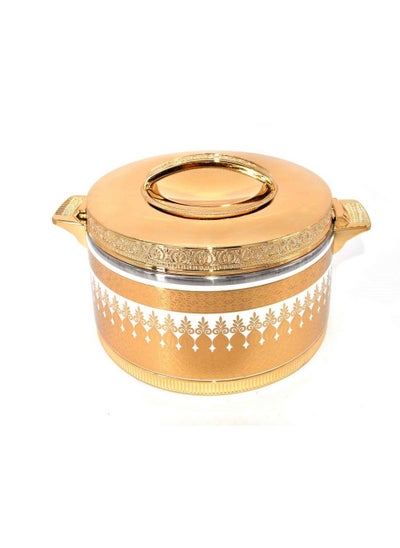 اشتري Hotpot Metal Gold and Silver Design 5.5L في الامارات