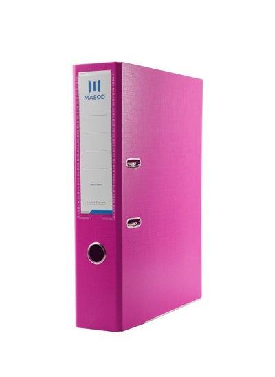 اشتري 2 Ring A4 Size Box Folder File, Pink في السعودية