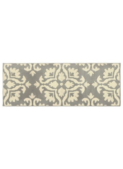 Buy Mayhew Accent Rug 20"X60" Light Grey Ivory in UAE