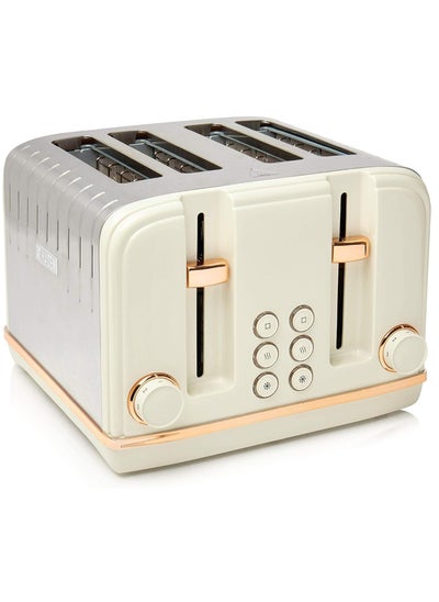 Buy Salcombe Cream Toaster - 4 Slice with Adjustable Browning Levels in UAE