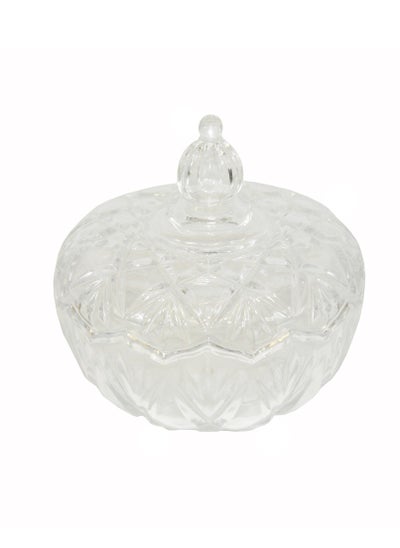 Buy Transparent glass bowl with multi-use lid in Saudi Arabia