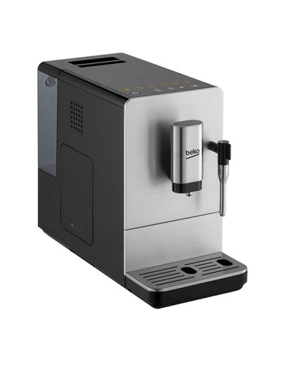 Buy Beko CEG5311X Bean to Cup Automatic Espresso Machine with Steam Wand, Steam Nozzle, One touch LCD control, 19 bar pressure, Removable 1.6L Water Tank - Stainless Steel in UAE