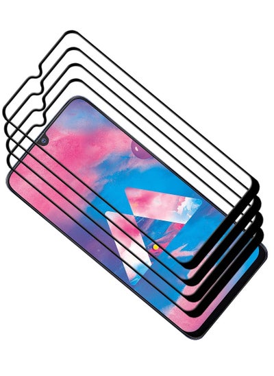 Buy 4 Pieces Antistatic ESD Dustproof Premium Quality High Definition Tempered Glass Screen Protector Designed For Samsung Galaxy M30 in UAE