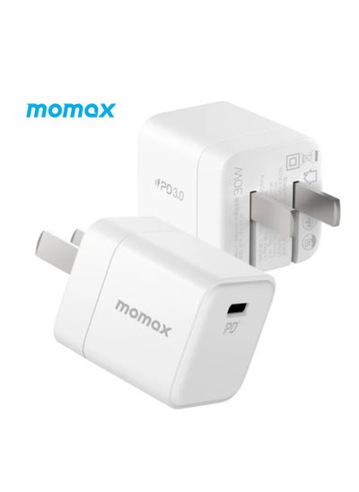 اشتري شاحن MOMAX UM26CN ONEPLUG 30W GaN Mini USB-C سريع في مصر