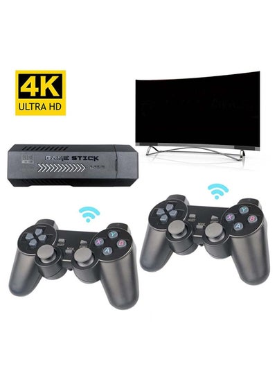 Buy X2 4K 128G 40000 Game Stick Retro Game Console HD Video Game Console 2.4G Wireless Controller for PS1 GBA Christmas Gifts in Saudi Arabia