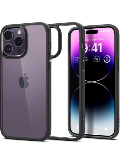 اشتري Ultra Hybrid iPhone 14 Pro Max Case Cover - Matte Black في الامارات