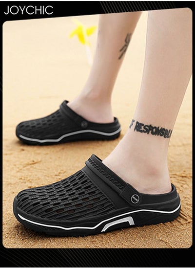 اشتري Trendy Outdoor Slippers Personalized Dual-purpose Sandals Household Anti-slip Breathable Quick-drying Summer Beach Sandals في السعودية