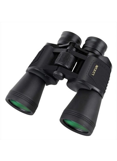 اشتري 10x50 Binoculars for Adults, HD Compact Binocular with Low Light Night Vision, Powerful Waterproof Binoculars for Hunting Bird Watching and Concerts في الامارات