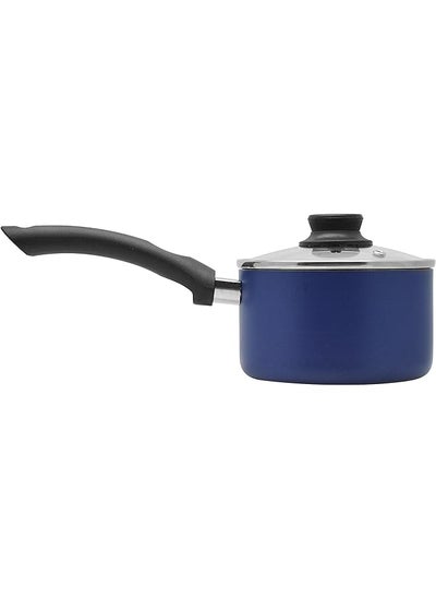 Buy Non Stick Induction Saucepan 18Cm Blue Rns003 in Saudi Arabia