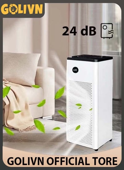 Buy Air Purifiers for Home Large Room Up to 30㎡, H11 True HEPA Filter Remove 99.97% of Dust, Pet Dander, Double-sided Air Inlet, 24dB for Bedroom, Quiet Large 520A in Saudi Arabia