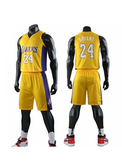 Buy Lakers Jersey Basketball Jersey Adult Set in UAE