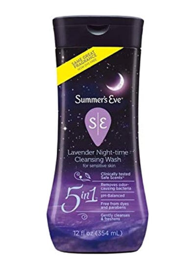 Buy Summer's Eve Night Time Cleansing Lavender 354 ml in Saudi Arabia