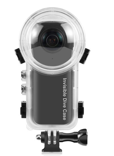 اشتري مناسب لـ Insta360 X3 غلاف الغوص الخفي بالكامل غلاف مقاوم للماء حتى 50 مترًا (اللون: شفاف) في الامارات