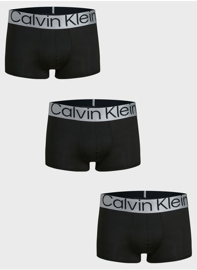 Buy 3 Pack Logo Band Trunks in UAE