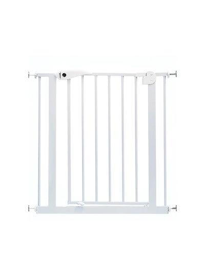 Buy Extra Wide Walk-Thru Safety Gate Safety Baby Gate, Metal, for Doorways & Stairways White, One Size in UAE