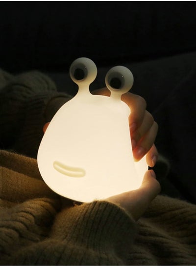 Buy Slug Night Light, Nursery Squishy Lamp, Silicone Night Light for Breastfeeding, Cute Animal Bedside Lamp for Baby Kids Teens, Soft Nightlight with Touch Sensor for Bedroom in UAE