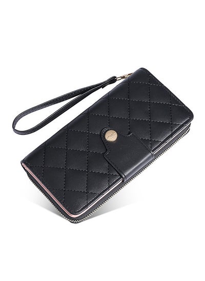 Buy Multi-functional Long Women's Wallet 10*3*19.5cm in Saudi Arabia