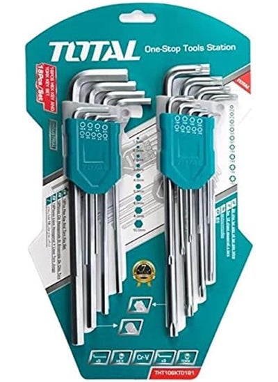 Buy Total Hex & Torx Key Set (18 Pieces  THT106KT0181) in Egypt