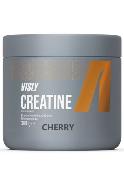 اشتري Creatine Monohydrate, Cherry Flavor, Visly, 300g, 60 Servings في الامارات