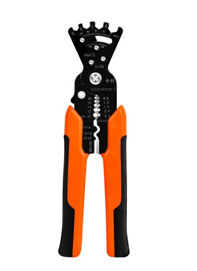 اشتري Wire Stripper, Multifunctional Cable Stripper, Wire Cutter, Wire Crimper, Professional Automatic Wire Stripping Pliers Tool for Wire Stripping/ Cutting/ Crimping/ Winding, Wrench Tool في الامارات