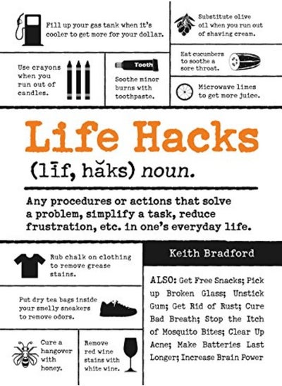 Buy Life Hacks: Any Procedure or Action That Solves a Problem, Simplifies a Task, Reduces Frustration, E in UAE