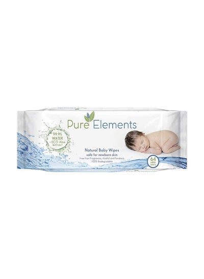 اشتري Aloe Natural Baby Wipes 64 Wipes في الامارات