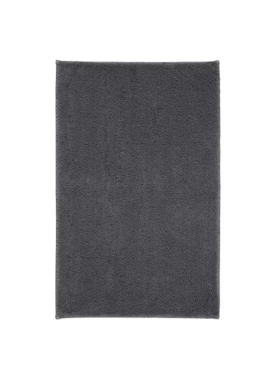 Buy Bathroom Mat Dark Grey 50x80cm in UAE