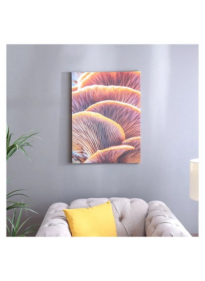 Buy Lorena Golden Mushrooms Canvas 60x80x2cm in UAE