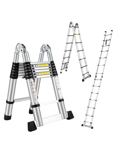 Buy Telescope Ladder (6.2) Meters, Multi-Use, Foldable in Saudi Arabia