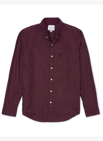 اشتري AE Slim Fit Flex Oxford Button-Up Shirt في السعودية