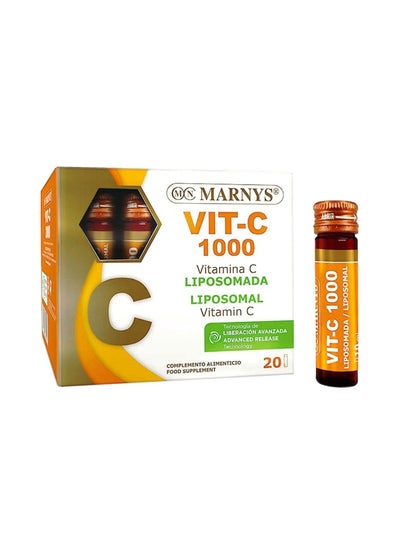 اشتري Marnys Vit – C 1000Mg Liposomal 20 Drinkable Vials, 10 Ml Each في الامارات