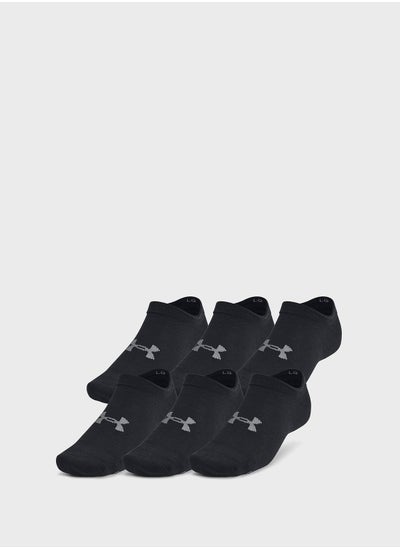 Buy Essential No Show Socks (Pack Of 6) in Saudi Arabia