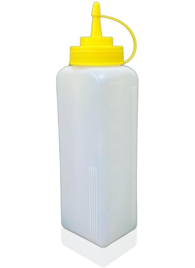 Buy 800 ML Large Squeeze Bottle | Plastic Ketchup Squeeze Squirt Bottle for Sauce, BBQ, Dressing, Paint, Workshop, Mustard, Oil, Salad and More in UAE