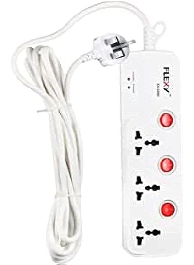 Buy Extension Cord UK Standard -Suitable for mobile phones, tablet, computers and other digital equipment in Saudi Arabia