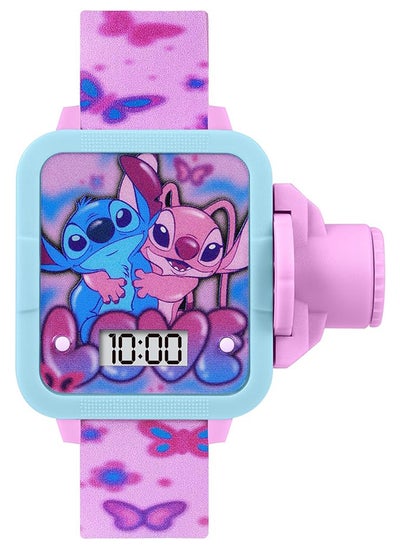 Buy Disney Lilo & Stitch Pink Strap Projection Watch in UAE