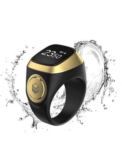 اشتري iQIBLA Smart Tasbih Zikr Ring With Prayers Notifications Black في الامارات