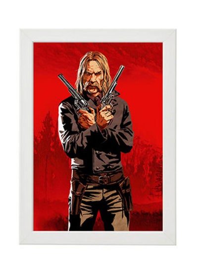 اشتري Micah Red Dead Redemption 2 Wall Art Poster Frame في مصر