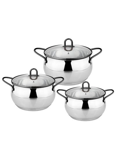 Buy Kitchen Multifunctional Non-Stick Soup Pot Set With Lid in UAE