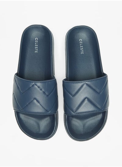 Buy Womens Quilted Slip-On Slides in Saudi Arabia