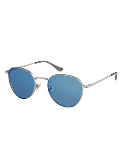 Buy ONS-9013 Women Round Polarized Sunglasses Silver 52 mm in UAE