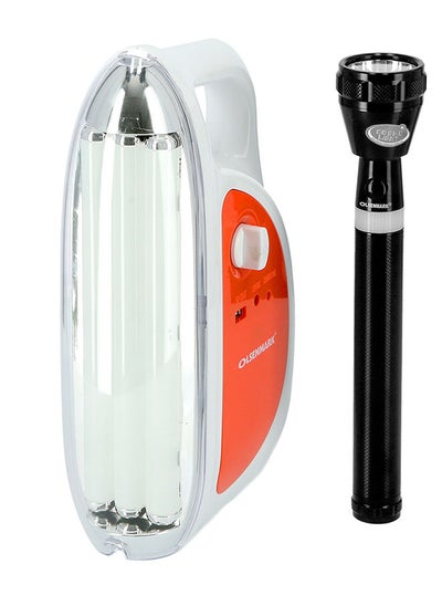 اشتري Olsenmark Rechargeable LED Lantern With Flashlight OMEFL2805 في السعودية