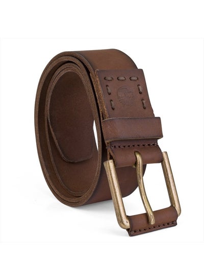 Buy Men's 40Mm Pull Up Leather Belt, Brown, 34 in UAE