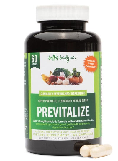 Buy Previtalize | The Perfect Natural Prebiotic Complement to Provitalize 60 caps in UAE