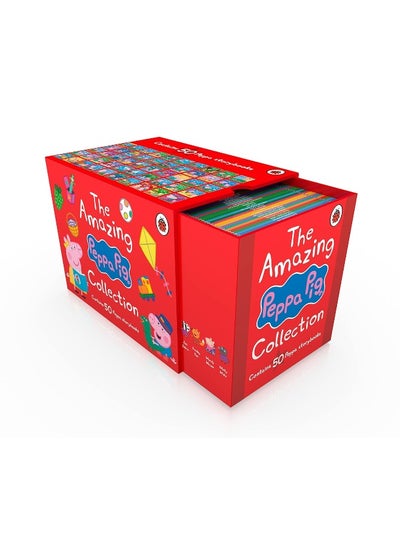 Buy PEPPA PIG: THE AMAZING COLLECTION (1-50 BOX) (RED) in UAE