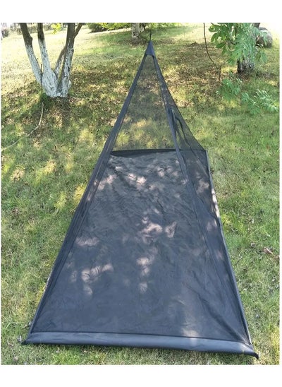 Buy Portable Outdoor Tent,Single Mosquito Net Outdoor Supplies,Gift for Outdoor Camping Enthusiasts,Used forTravel,Camping,Family,Picnic(220*120*100cm Black) in Saudi Arabia