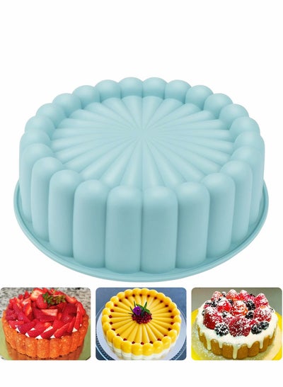 Buy Charlotte Cake Pan Silicone, 18cm Nonstick Round Molds in Saudi Arabia