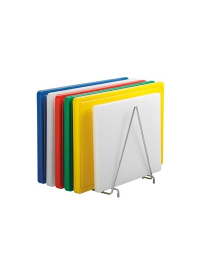 Buy Multi-colored plastic cutting board, 60*40*2 cm, white in Egypt